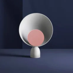 PLEASE WAIT to be SEATED Blooper bordslampa, indian red