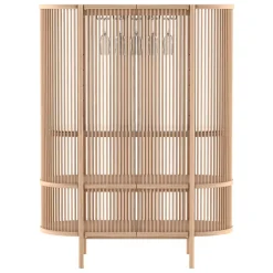 Poiat Bastone barskåp med dörrar, ek