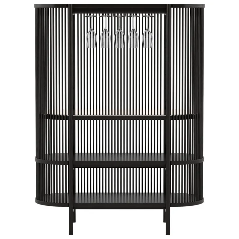 Poiat Bastone barskåp, svart