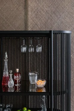 Poiat Bastone barskåp, svart