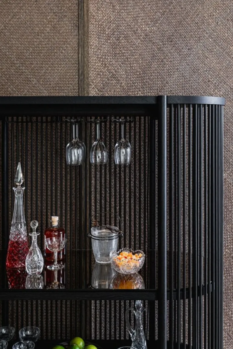 Poiat Bastone barskåp, svart