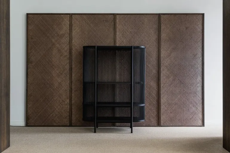 Poiat Bastone barskåp, svart