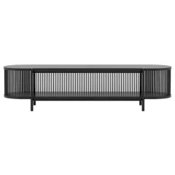 Poiat Bastone lågt sideboard, svart