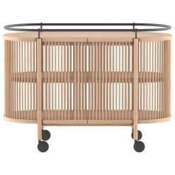 Poiat Bastone serveringsvagn, ek