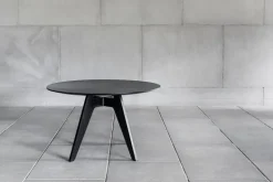 Poiat Lavitta bord, runt, 120 cm, svart