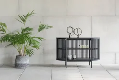 Poiat Petit Bastone sidobord med dörrar, svart