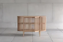 Poiat Petit Bastone sidobord med dörrar, svart