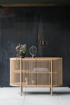 Poiat Petit Bastone sidobord med dörrar, svart