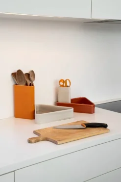 Raawii Canvas vas, liten, betonggrå