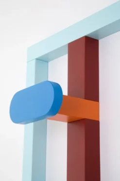 Raawii Hook 1, liten, ljusgrön - rödbrun