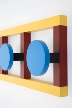 Raawii Hook 3, stor, zinkgul - himmelsblå