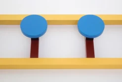 Raawii Hook 3, stor, zinkgul - himmelsblå