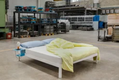 ReFramed Sängram med lameller, vit