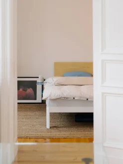 ReFramed Sängram med lameller, vit