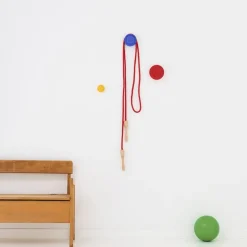 Room Copenhagen Lego klädhängare, 3-pack, röd - blå - gul