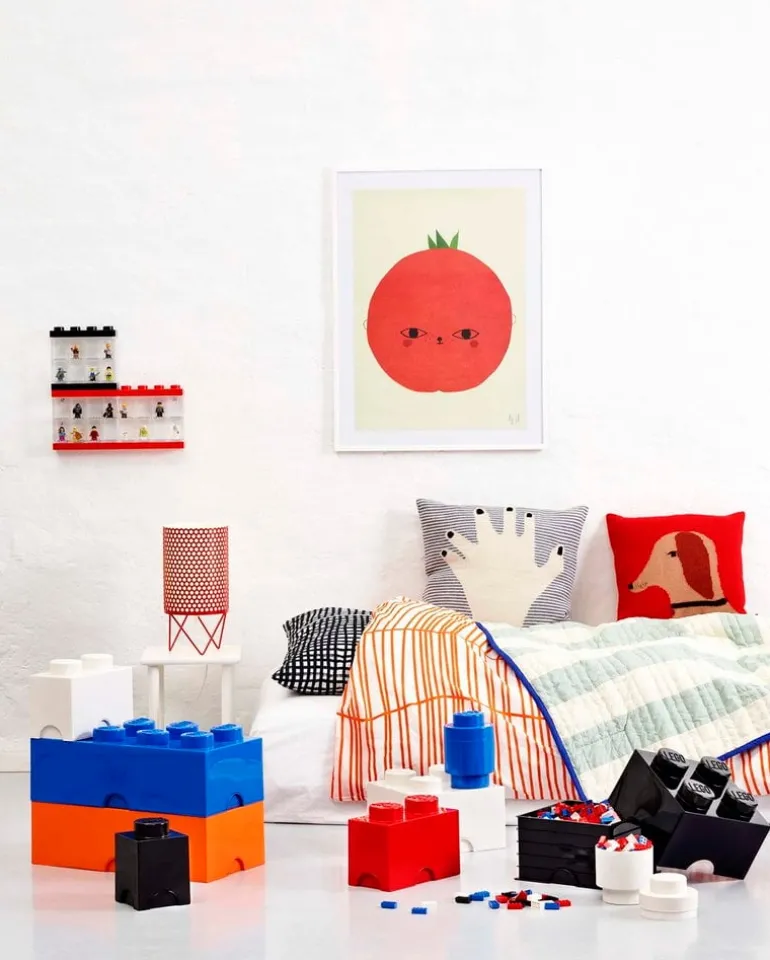 Room Copenhagen Lego Storage Brick 1 rund, blå