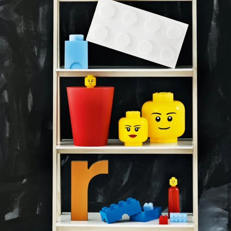 Room Copenhagen Lego Storage Head behållare, S, Girl