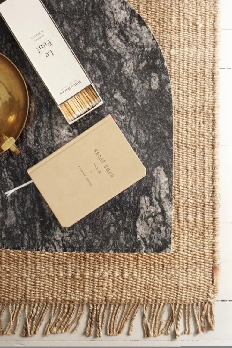 Roots Living Fringe Hemp matta, naturfärgad