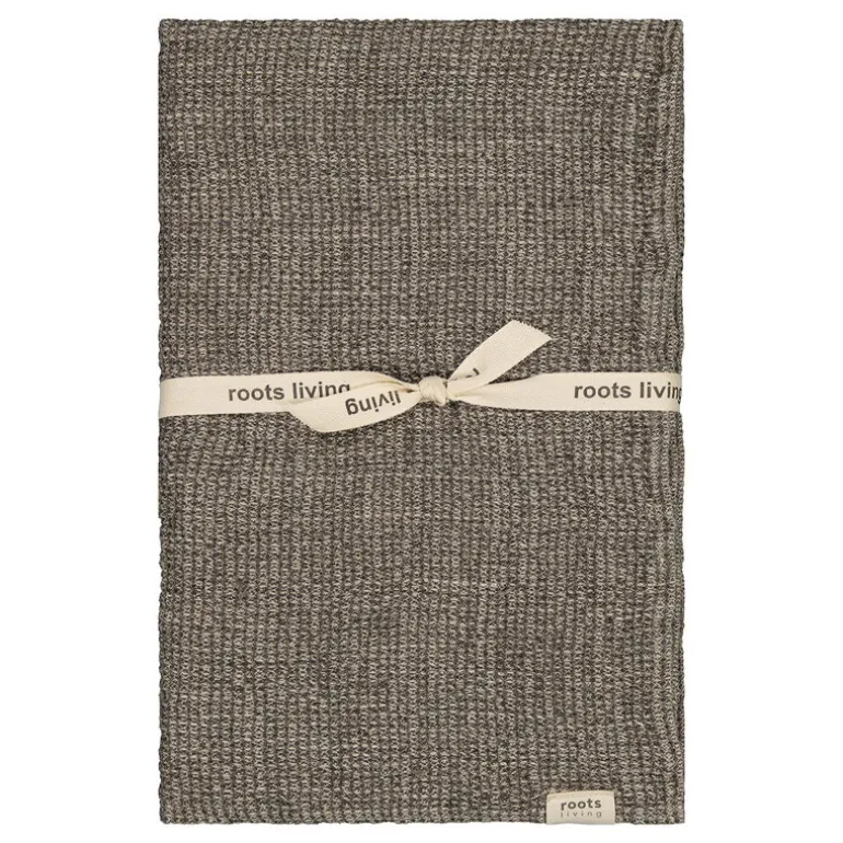 Roots Living Waffle badlakan, 85 x 160 cm, träkol