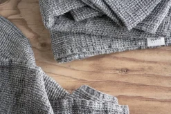 Roots Living Waffle badlakan, 85 x 160 cm, träkol