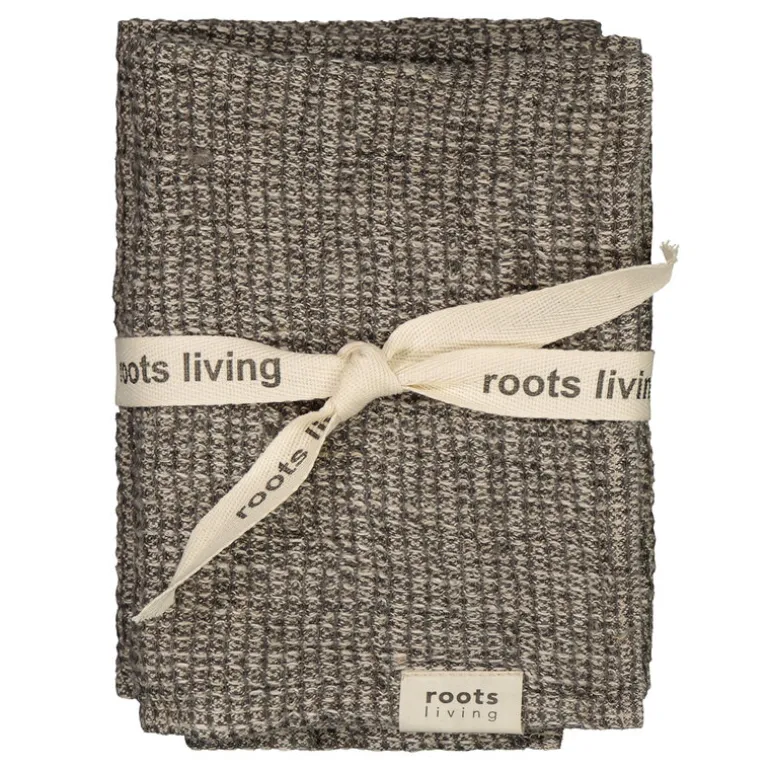 Roots Living Waffle handduk, 40 x 60 cm, 2-pack, kol