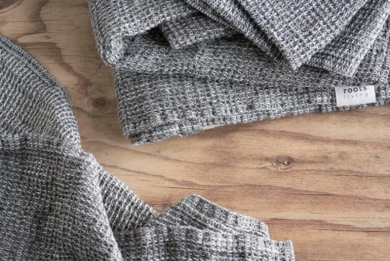 Roots Living Waffle handduk, 40 x 60 cm, 2-pack, kol