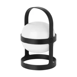 Rosendahl Soft Spot Solar bärbar bordslampa, 18,5 cm, svart