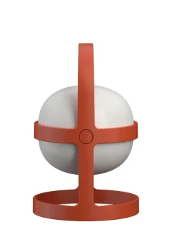 Rosendahl Soft Spot Solar Circular bärbar bordslampa, 25 cm, terrakotta