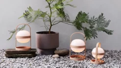 Rosendahl Soft Spot Solar Circular bärbar bordslampa, 25 cm, vete