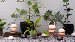 Rosendahl Soft Spot Solar Circular bärbar bordslampa, 18,5 cm, vete