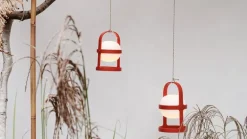 Rosendahl Soft Spot Solar Circular bärbar bordslampa, 18,5 cm, terrakotta