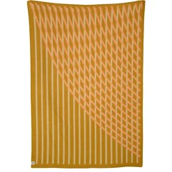 Røros Tweed Bislett filt, 200 x 135 cm, peach - pistachio