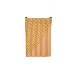 Røros Tweed Bislett filt, 200 x 135 cm, peach - pistachio