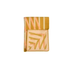 Røros Tweed Bislett filt, 200 x 135 cm, peach - pistachio