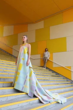 Røros Tweed City pläd, 135 x 200 cm, pastell