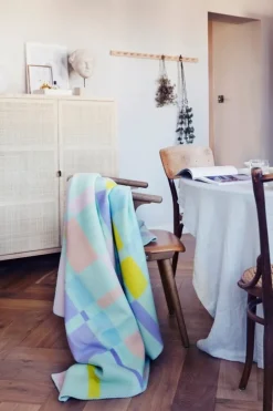 Røros Tweed City pläd, 135 x 200 cm, pastell