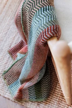 Røros Tweed Fri filt, 210 x 150 cm, Harvest