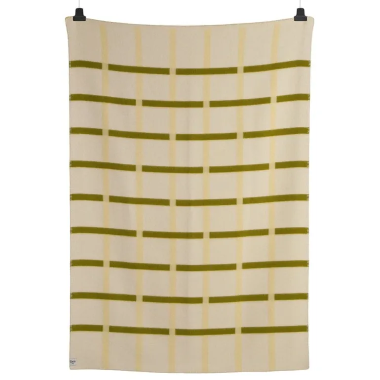 Røros Tweed Knut pläd, 135 x 200 cm, lime