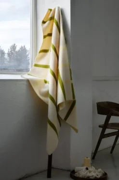 Røros Tweed Knut pläd, 135 x 200 cm, lime