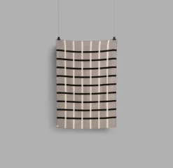 Røros Tweed Knut pläd, 135 x 200 cm, duvgrå