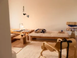 Røros Tweed Knut pläd, 135 x 200 cm, taupe