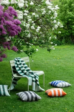 Røros Tweed Kvam kudde, 50 x 50 cm, blå