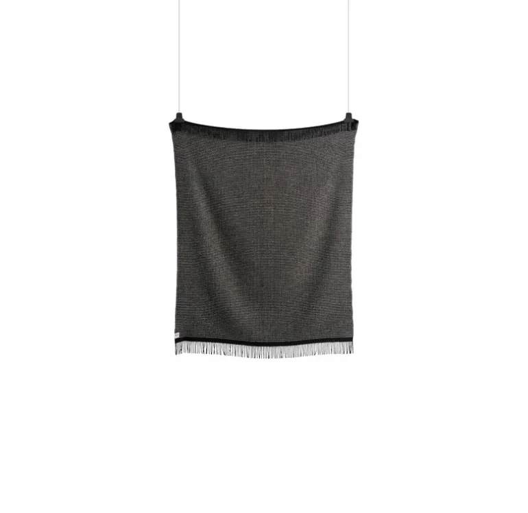 Røros Tweed Lofoten filt, 210 x 150 cm, grå