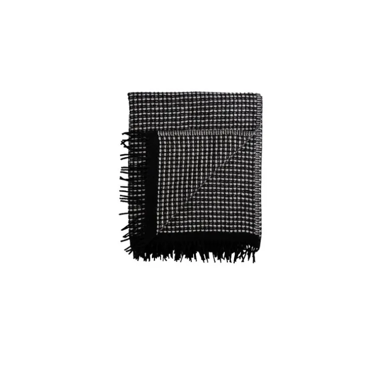 Røros Tweed Lofoten filt, 210 x 150 cm, grå