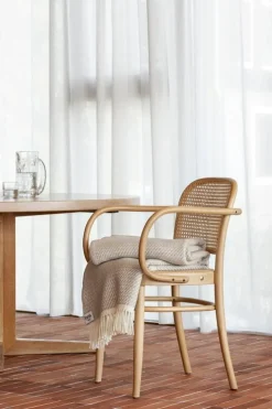 Røros Tweed Mello filt, 150 x 210 cm, varmgrå