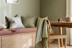 Røros Tweed Mello kudde, 50 x 50 cm, varmgrå