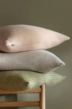 Røros Tweed Mello kudde, 50 x 50 cm, lövgrön