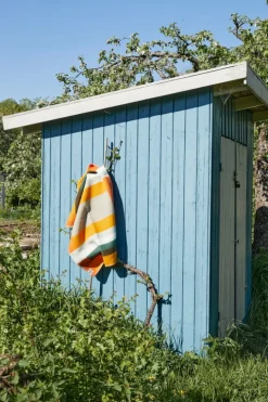 Røros Tweed Mikkel pläd, 100 x 135 cm, orange