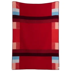 Røros Tweed Mikkel pläd, 135 x 200 cm, röd