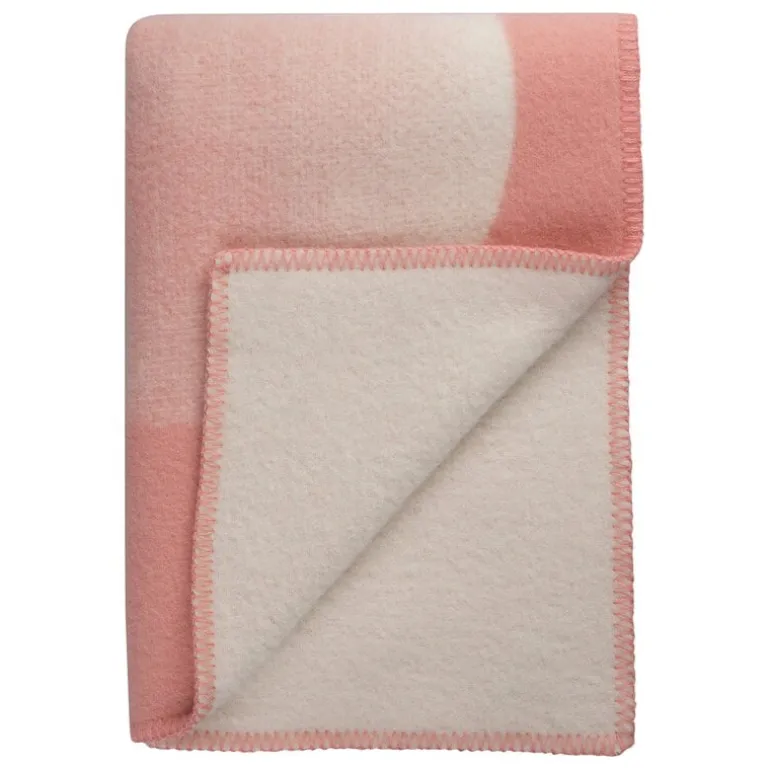 Røros Tweed Moon filt, 135 x 200 cm, rosy sky